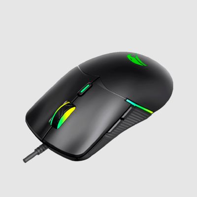 Mouse Gamer Viper PRO 7200 DPI Naja C/FIO - 411  PRETO/VERDE  Bivolt