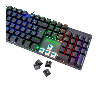 Teclado Gamer Viper PRO Mecanico Blue SWITCH Mamba - 409  Azul  Bivolt