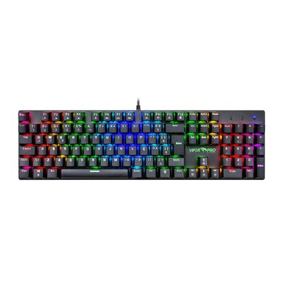 Teclado Gamer Viper PRO Mecanico Blue SWITCH Mamba - 409  Azul  Bivolt