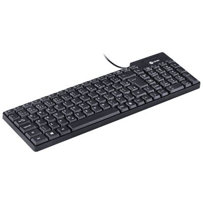 Teclado Compacto USB Dynamic ABNT2 1.8M Preto - DT150