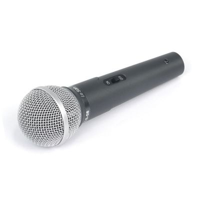 Microfone de Mao Dinamico LS58 Cinza Chumbo Leson