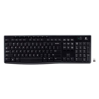 Teclado sem Fio Multimidia K270 Logitech com Unifying