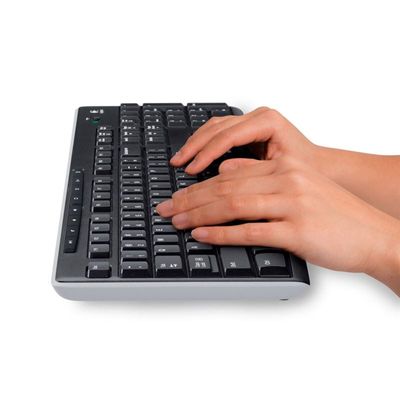 Teclado sem Fio Multimidia K270 Logitech com Unifying