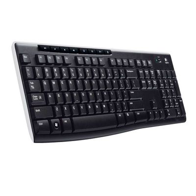 Teclado sem Fio Multimidia K270 Logitech com Unifying