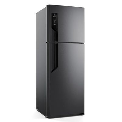 Geladeira Electrolux Frost Free TF71B Duplex Efficient com AutoSense Black Inox Look - 480 litros Preto / 220