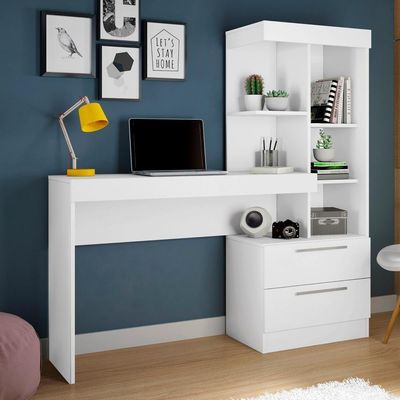 Mesa Office Flex Branco New Branco