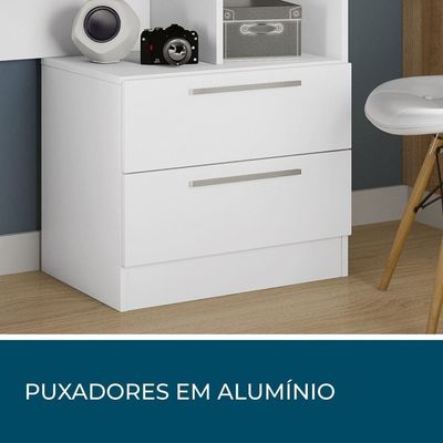 Mesa Office Flex Branco New Branco