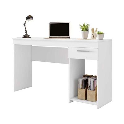 Mesa De Escritório Office 1 Gaveta Nt2070 Branco