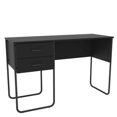Mesa Para Computador Notebook 120Cm 2 Gavetas Foster Preto