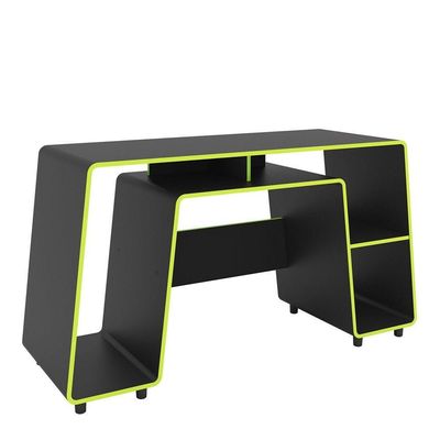 Mesa P/ Computador Notebook London Preto/Verde Neon