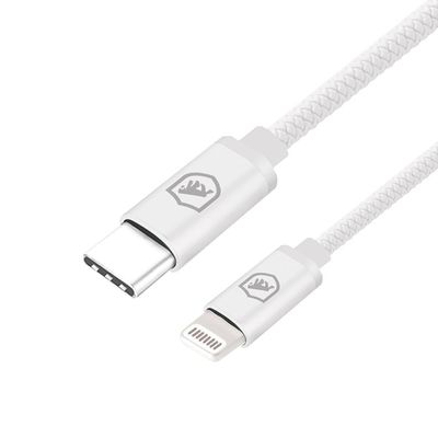 Cabo Symetric - Branco - Lightning / Tipo C - 1,5M - Gshield