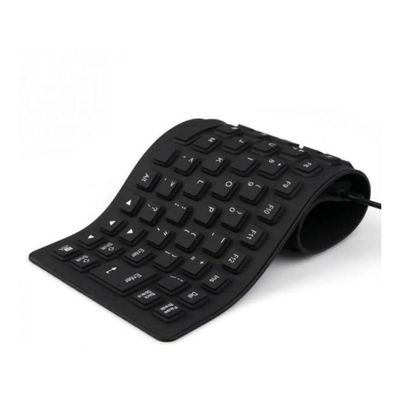 Teclado Flexivel Com Fio Para Pc