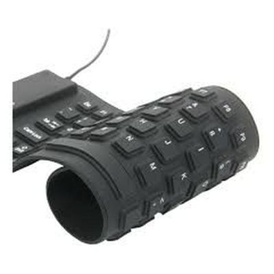 Teclado Flexivel Com Fio Para Pc