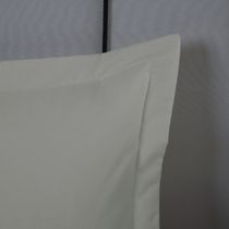 Porta Travesseiro Dia A Dia 1 Peça 70cm x 50cm 80% Algodão / 20% Poliéster Percal 140 Fios - Cinza