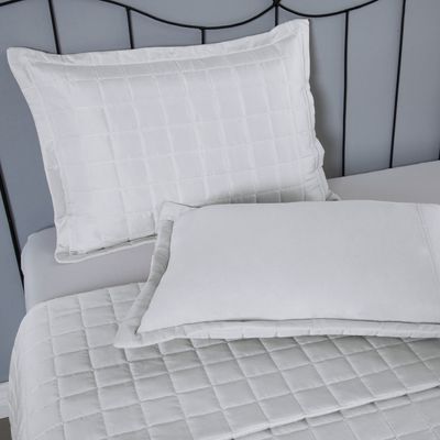 Porta Travesseiro Matelado Soft 1 Peça 70cm x 50cm 100% Poliéster - Branco