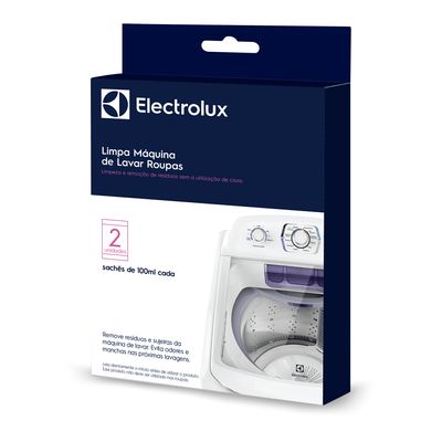 Limpa Máquina de Lavar Roupas Electrolux 200ml Remove Sujeiras e Residuos Não se aplica
