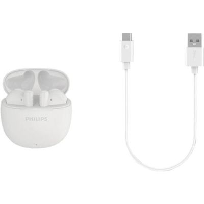 Fone de Ouvido Philips TAT1139 Bluetooth True Wireless Branco