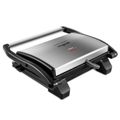 Sanduicheira Grill Britânia BGR27I Press – Inox/Preta Inox,Preto / 110