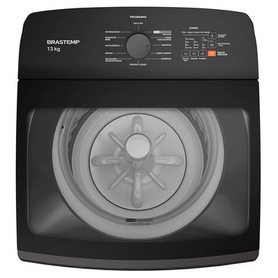 Lavadora de Roupas Brastemp BWK13A9 com Ciclo Tira Manchas Advanced e Ciclo Antibolinha Cinza Platinum - 13kg Cinza / 110
