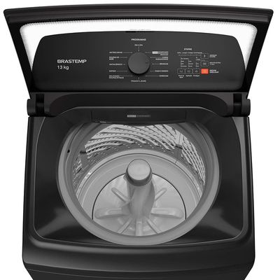 Lavadora de Roupas Brastemp BWK13A9 com Ciclo Tira Manchas Advanced e Ciclo Antibolinha Cinza Platinum - 13kg Cinza / 110
