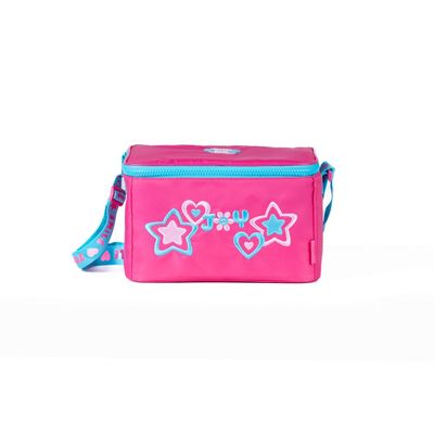 Kit Mochila Escolar Feminina + Lancheira Térmica + Estojo Box Juvenil BG Joy Rosa