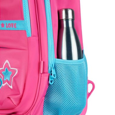 Kit Mochila Escolar Feminina + Lancheira Térmica + Estojo Box Juvenil BG Joy Rosa
