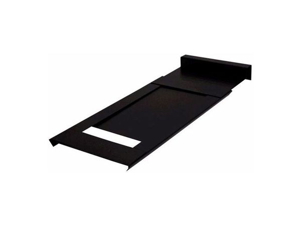 Regulador de Fumaça P/fogão a Lenha de Aço Pintado Preto