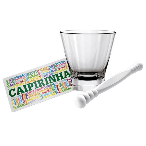 Kit Caipirinha Euro Sabores Vidro
