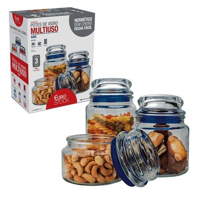 Conjunto de Potes Multiuso Euro Home