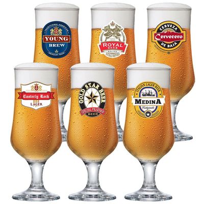 Conjunto de Taças para Cerveja Ruvolo Barcelona 370 ml  6 Peças