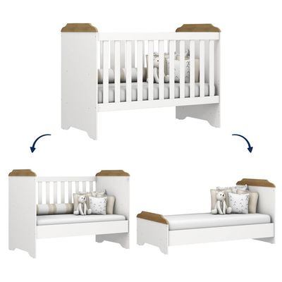 Berço Mini Cama Carolina Baby Mel 3 em 1