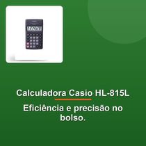 Calculadora De Bolso Casio Hl-815l 8 Dígitos Preta