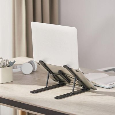 Suporte Para Notebook Até 15" Dobrável Com 6 Regulagens Pret