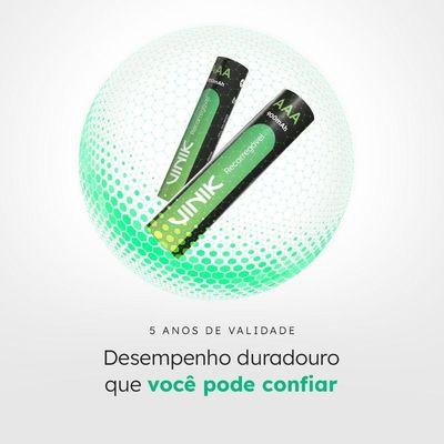 Pilha Recarregável Aaa 900mah C-4
