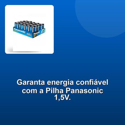 Pilha Zinco D 1.5v Panasonic Bli -20