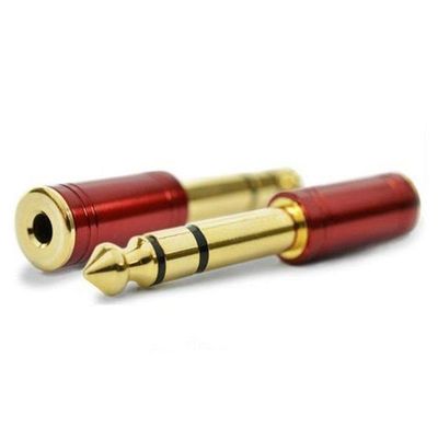 Plug Adaptador P2-p10 Santo Angelo Vermelho