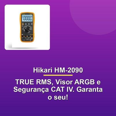 Multímetro Digital Hikari Hm-2090 Pct -1