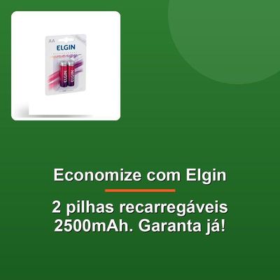Pilha Recarregável Elgin Aa 2500mah C-2