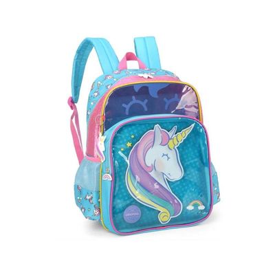 Mochila Luxcel Up4you Unicórnio 41x30x14cm 17l