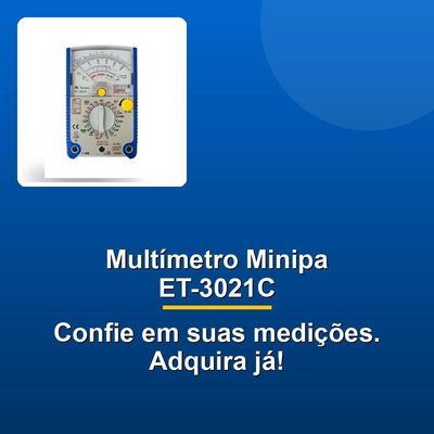 Multímetro Analógico Minipa Et-3021c Cat Iii