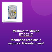 Multímetro Analógico Minipa Et-3021c Cat Iii
