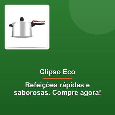 Panela De Pressão Clock Clipso Eco Polida 4,5l