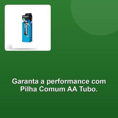 Pilha Comum Aa Tubo Com 52