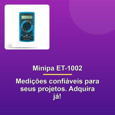 Multímetro Digital Minipa Et-1002
