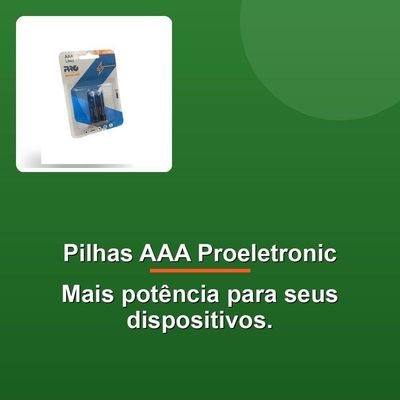 Pilha Alcalina Aaa Proeletronic C-2