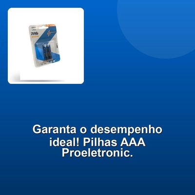 Pilha Alcalina Aaa Proeletronic C-2