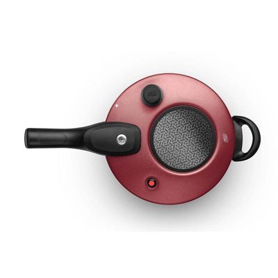 Panela De Pressao Superior Fech. Externo 4,5l Mta Cereja 6601