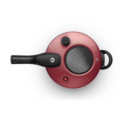 Panela De Pressao Superior Fech. Externo 4,5l Mta Cereja 6601