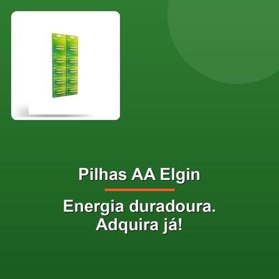Pilha Alcalina Aa Elgin Blister C-20