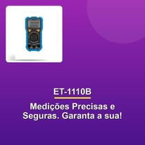 Multímetro Digital Et-1110b True Rms